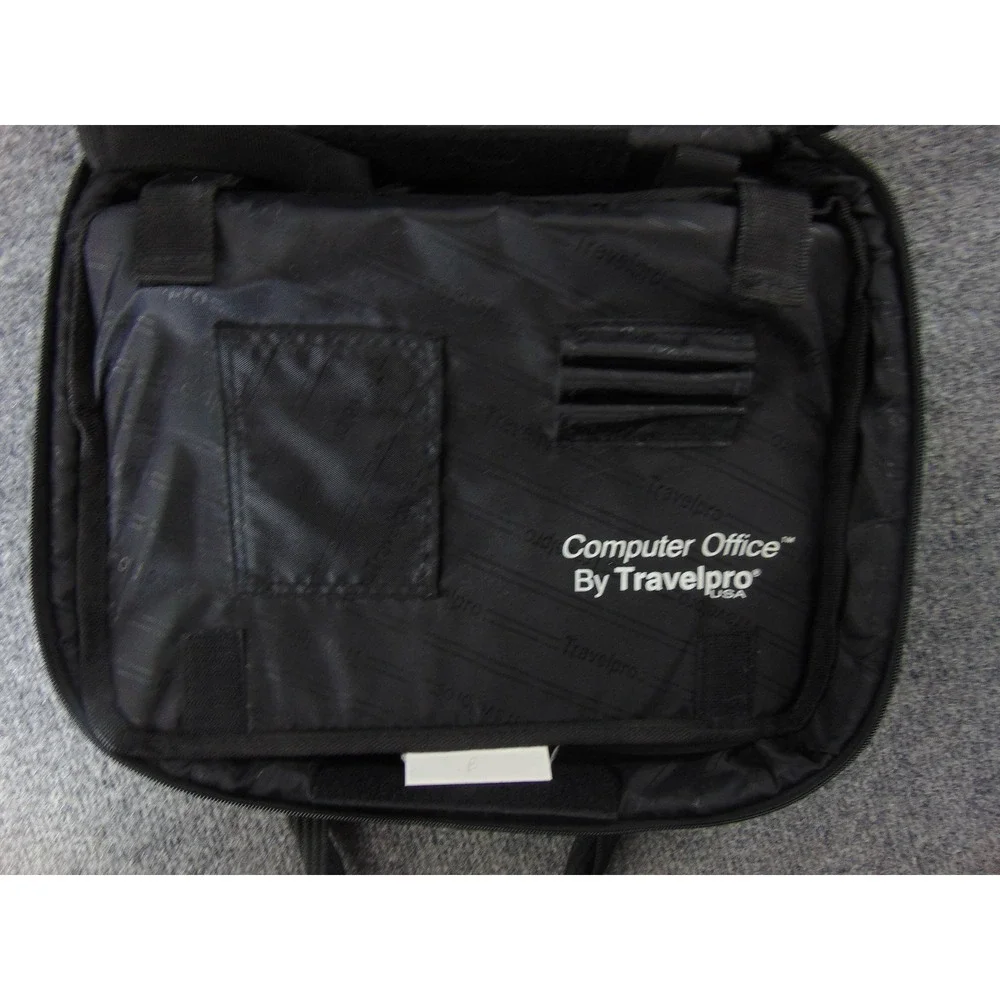 Travelpro Attachables Mens B4 Black Solid Organizer Briefcase Work Travel Bag